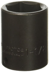 Proto J7436H TorquePlus 1-1/8 x 1/2 in Drive 6 Point Impact Socket