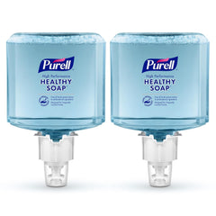 Purell 5085-02 Brand Clean Release Technology Healthy Soap High Performance Foam Fragrance Free 1200 mL Refill for Purell ES4 Manual Soap Dispenser Pack of 2