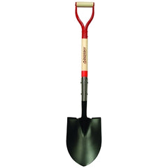 Razor-Back 43205 Round Point Digging Shovel 9.5 in W x 12 in L Blade 30 in L North American Hardwood Armor D-Grip Handle Open-Back