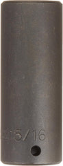 Proto J7330H Impact Socket 1/2 In Dr 15/16 In 6 pt