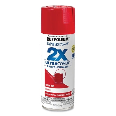 Rust-Oleum 334024 Painter's Touch Ultra Cover 2x Spray 12 oz Red Gloss Finish