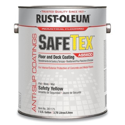 Rust-Oleum 261175 Acrylic Urethane Safety Yellow Gloss 1 Gallon