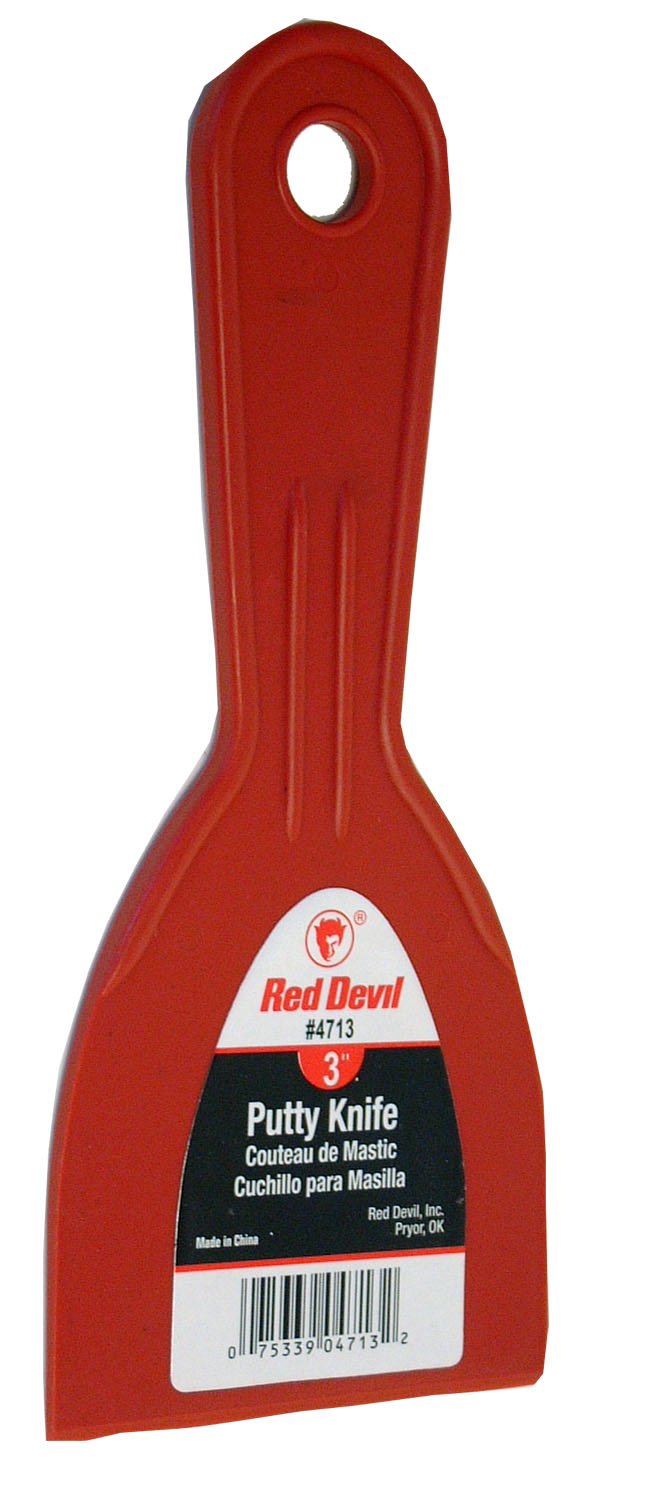 Red Devil 4713 Plastic Putty Knife 3 Inch