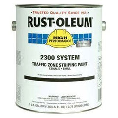 Rust-Oleum 246774 High Performance 2300 System Traffic Zone Striping Paint 1 Gallon Black Flat