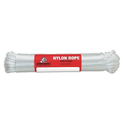 Samson Rope 19020001060 General Purpose 12-Strand Cord 1400 Lb Capacity 100 Ft Solid Braid Nylon White