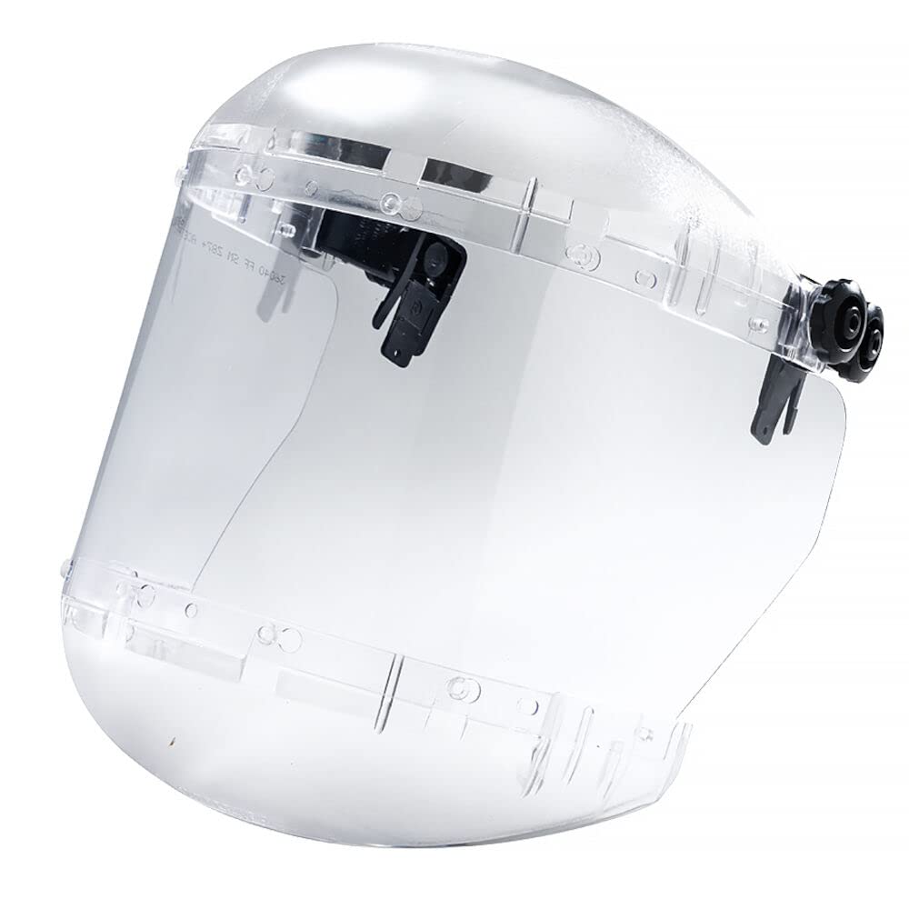 Sellstrom S38540 Dual Crown Safety Face Shield Clear Anti-Fog Coating