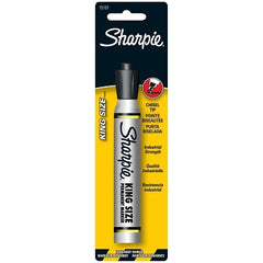 Sharpie 2178476 King Size Permanent Marker Black Large Chisel Tip 6 Pack