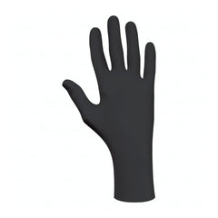 Showa 9700PFXL N-Dex 9700 Series Disposable Nitrile Gloves Powder Free 6 Mil X-Large Black