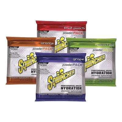 Sqwincher 159016044 Powder Pack Assorted 23.83 oz Pack Yields 2.5 gal