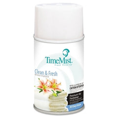 Timemist 1042771 Metered Aerosol Fragrance Dispenser Refill Clean N Fresh 6.6 oz