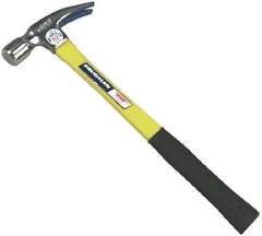 Vaughan FS505M Fiberglass Hammer Forged Steel Head Straight Handle 17 in 24 oz Milled Face