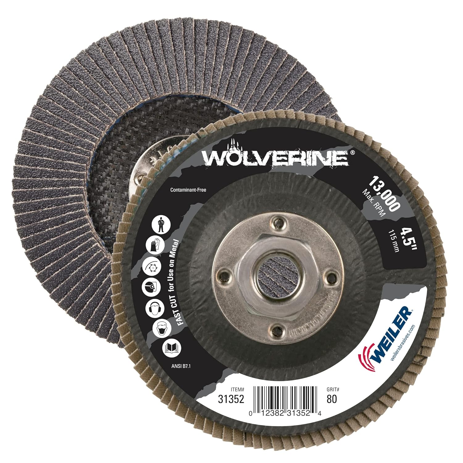 WEILER 31352 FLAP DISCS