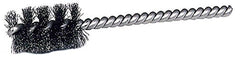 Weiler 21084 Round Power Tube Brush, 5/8 in, .005 SS, 1 in Brush Length, Pack of 10