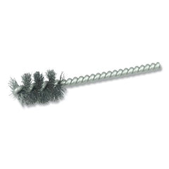 Weiler 21084 Round Power Tube Brush, 5/8 in, .005 SS, 1 in Brush Length, Pack of 10