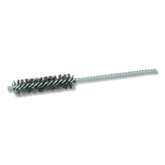 Weiler 21111 0.0104 Wire Size 3/4 Diameter 5-1/2 Length Steel Bristles Double Stem Double Spiral Power Tube Brush Pack of 10