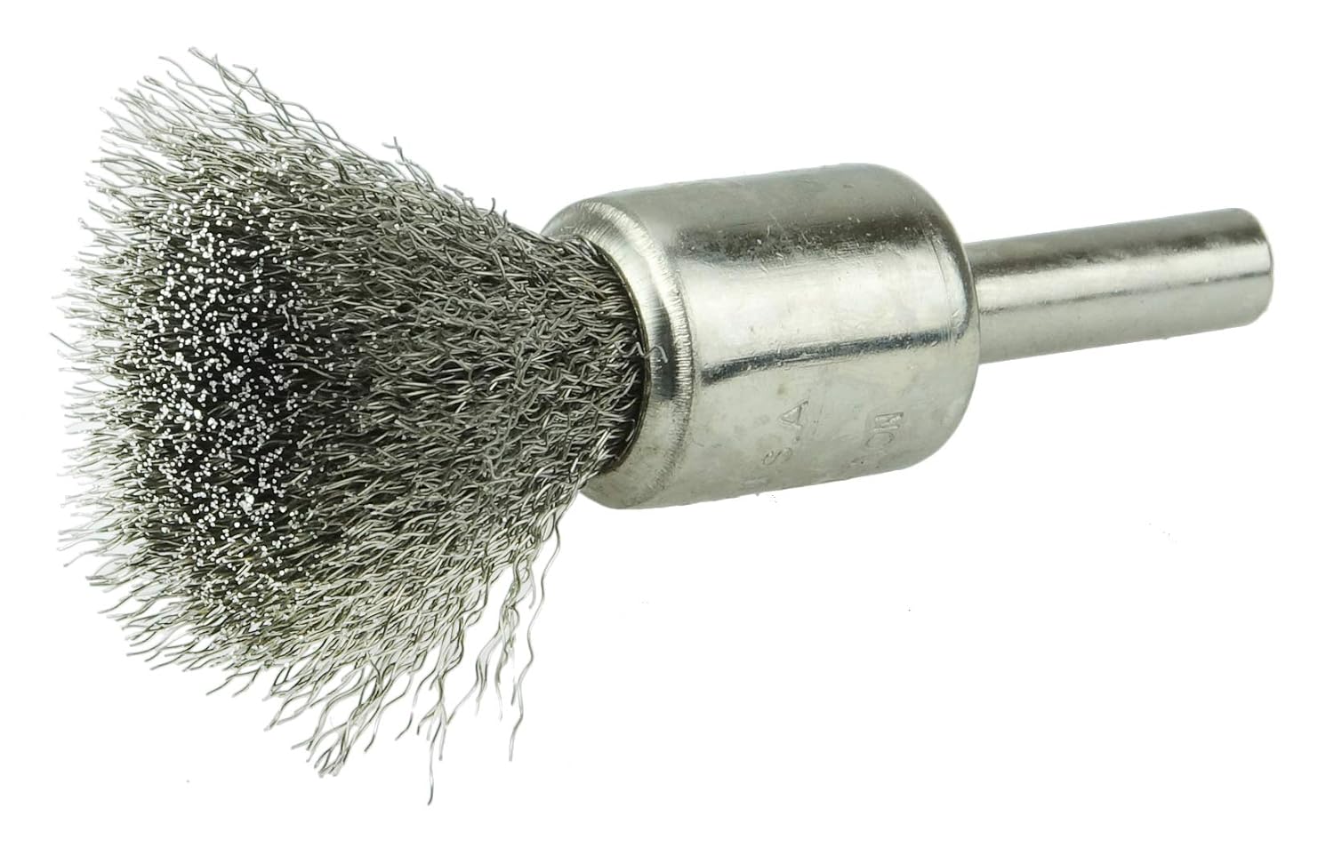 Weiler 10371 Nickel-Plated Cup End Brush 1/2 0104 Stainless Steel Crimped Wire Fill Made in the USA Pack of 10