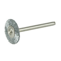 Weiler 26003 Miniature Wire Wheel 0.05 Steel Fill 1/8 Stem Pack of 144