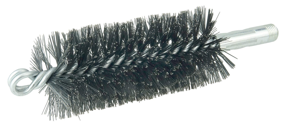 Weiler 44037 2-1/4 Double Spiral Flue Brush 012 Steel Fill Made in the USA Replacement