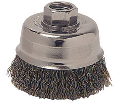 Weiler 36031 Vortec Pro 3 Crimped Wire Cup Brush .014 5/8-11 UNC Retail