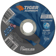 Weiler 58205 4-1/2 Inch Cutting Wheel Aluminum Non-loading High Performance 25-pack