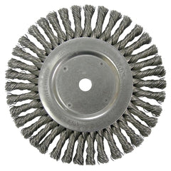 Weiler 8615 Cable Twist Knot Wire Wheel Brush 8 in 023 Steel Fill