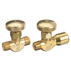 Western Enterprises 210 Non-Corrosive Gas Flow Valves 200 PSIG Brass Fuel Gas 9/16 in - 18 LH(M)