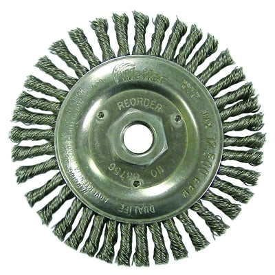 Weiler 8756 Roughneck Stringer Bead Wheel 5 Inch Diameter 12500 RPM