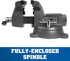 Wilton 21500 Mechanics Vise 6 Inch Jaw with Swivel Base