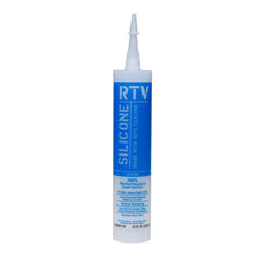 White Lightning WL099110C Contractor RTV Silicone Sealant Clear 10 oz