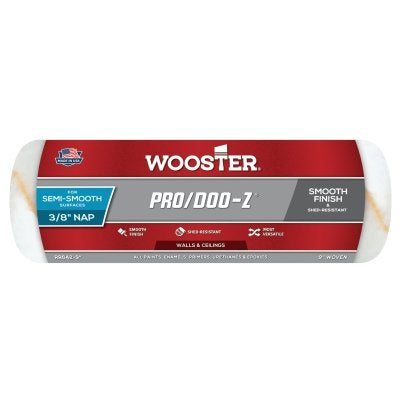 Wooster 0RR6420090 Pro/Doo-Z Roller Covers 9 Inches 3/8 Inches Nap Length