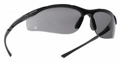 Bolle Safety 40045 Smoke Safety Glasses Anti-Fog Scratch-Resistant Half Frame