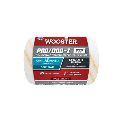 Wooster 0RR6660040 Pro/Doo-Z FTP Roller Covers 4 Inches 3/8 Inches Nap Length