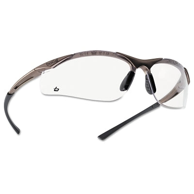 Bolle Safety 40044 Contour Safety Glasses Clear Lens Anti-Fog/Anti-Scratch