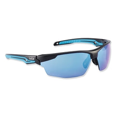 Bolle Safety 40304 Tryon Safety Glasses Anti-Fog Scratch-Resistant Blue Flash Polycarbonate Lens