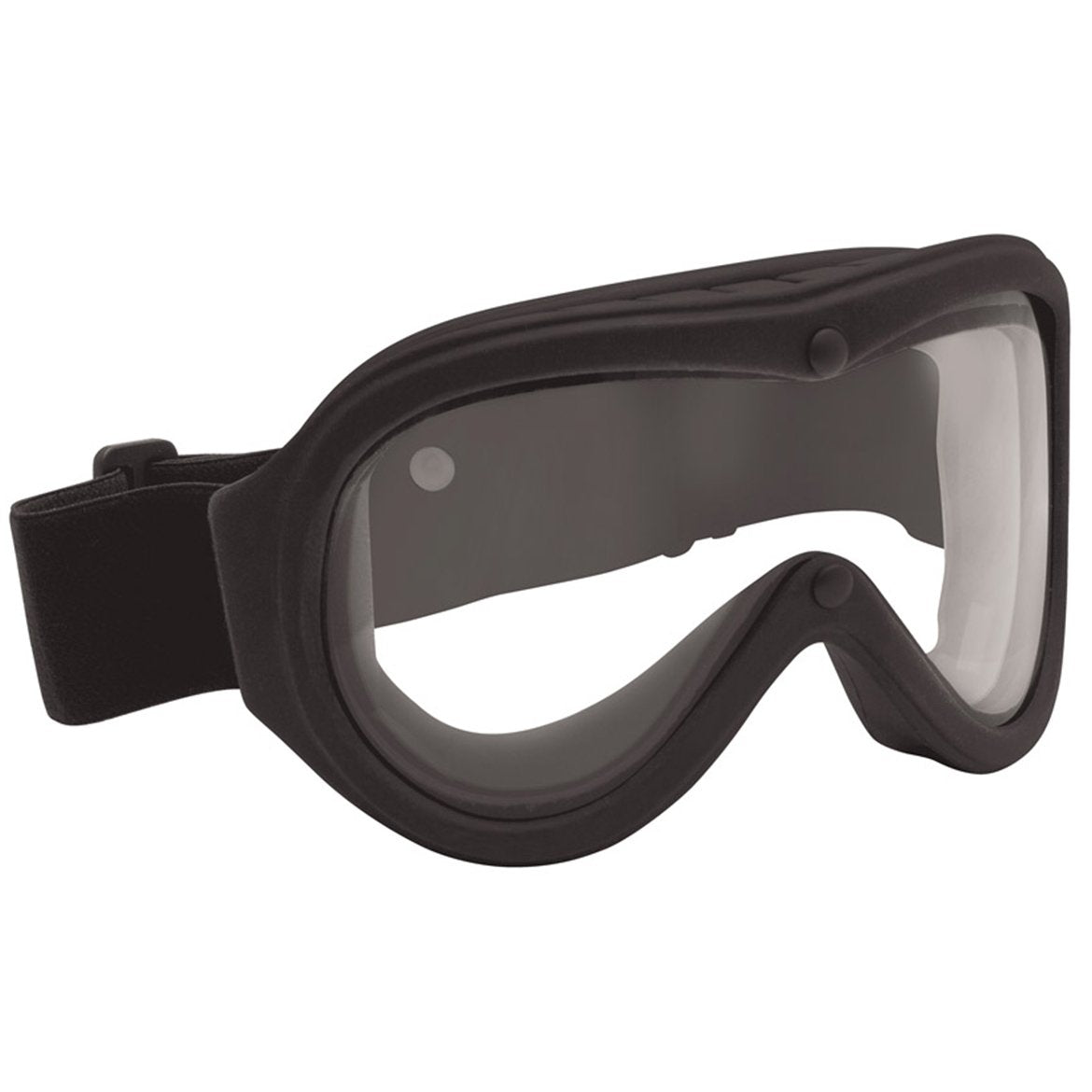 Bolle Safety 40102 Chronosoft Safety Goggles Clear Anti-Fog Black Frame