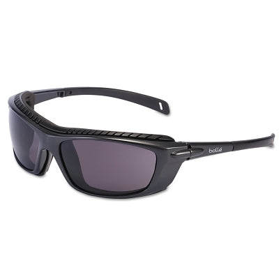 Bolle Safety 40277 Safety Glasses Baxter Series Smoke Polycarbonate Lens Anti-Fog Scratch-Resistant