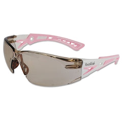 Bolle Safety 40249 Rush+ Safety Glasses White/Pink Frame Copper Lens 1/Each