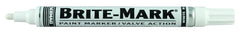 Dykem 84003 Brite-Mark Medium Tip Paint Marker White