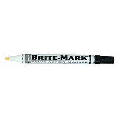 Dykem 84003 Brite-Mark Medium Tip Paint Marker White