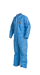 DuPont PB120SBU2X002500 ProShield 10 Disposable Protective Coverall with Serged Seams, Open Cuff and Ankles, Blue, 2X-Large, 25-Pack