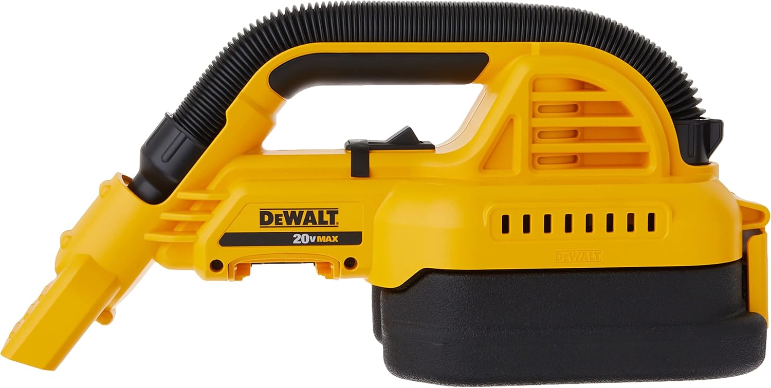 DeWalt DCV517B 20V MAX Hand Vacuum, Cordless, For Wet or Dry Surfaces, 1/2-Gallon Tank, Washable Filter