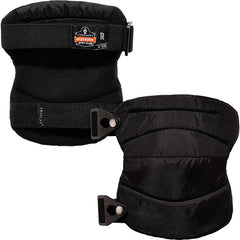 Ergodyne 18230 ProFlex 230 Wide Soft Cap Kneepads Adjustable Buckle One Size Black