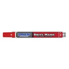 Dykem 84006 Brite-Mark Medium Tip Paint Marker Red 1/8 Inches