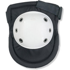 Ergodyne 18301 Proflex 300HL Rounded Cap Knee Pad Hook & Loop Black/White