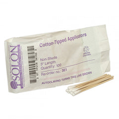 First Aid Only 25400 Cotton Tipped Applicator Wooden Shaft 100 Pack