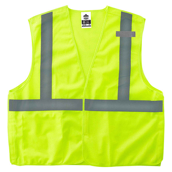 Ergodyne 21077 GloWear 8215BA Type R Class 2 Breakaway Mesh Safety Vest, 2X-Large/3X-Large, Lime