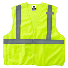 Ergodyne 21077 GloWear 8215BA Type R Class 2 Breakaway Mesh Safety Vest, 2X-Large/3X-Large, Lime