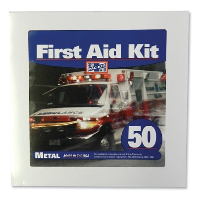 First Aid Only 6120 50-Person First Aid Kit Steel Case