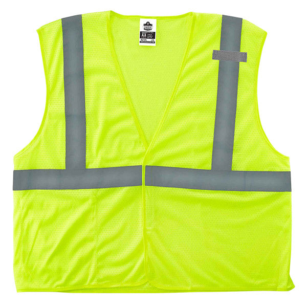 Ergodyne 21023 GloWear 8210HL Class 2 Economy Vest Lime S/M