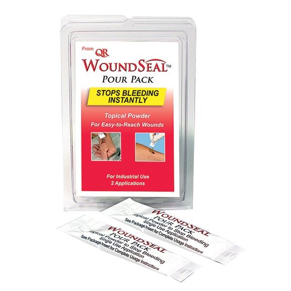 First Aid Only 90326 Wound Seal Blood Clot Powder Individual Pour Pack 2 per Pack